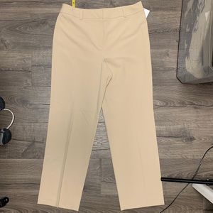 Pink Buoy - Talbots Stretch Khaki Straight/Wide Leg Dress Pant